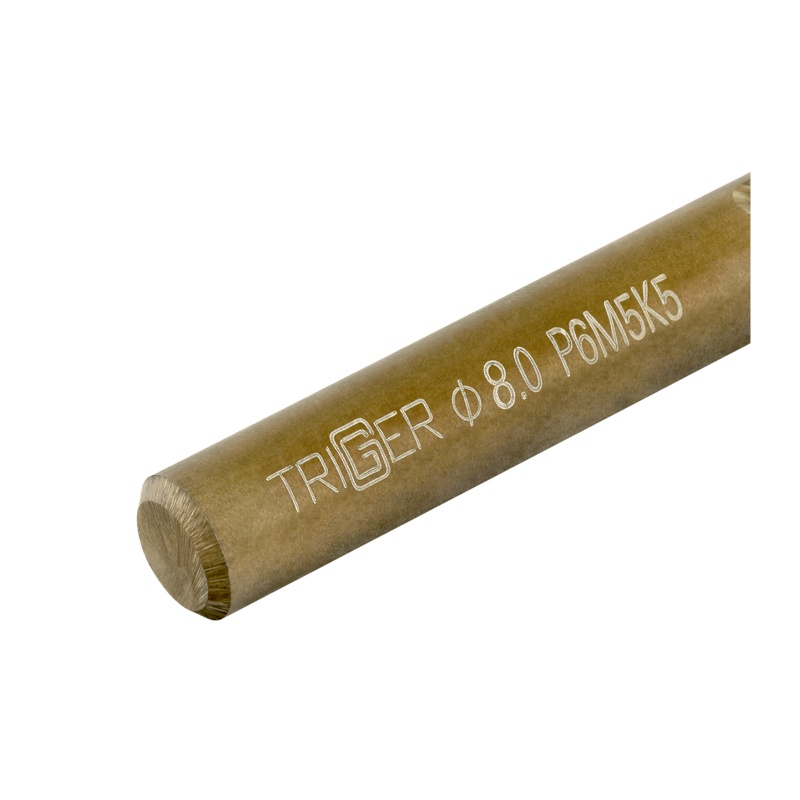Сверло по металлу Trigger 74280 Кобальт 8,0 мм Р6М5К5