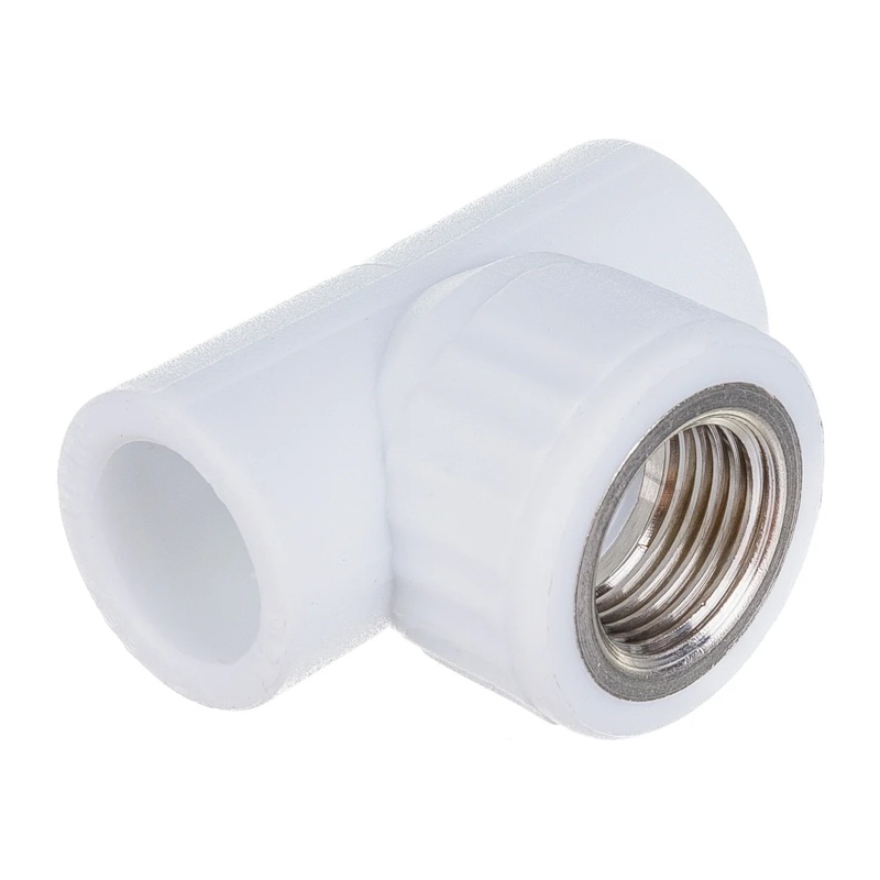 Тройник комбинированный Valfex латунная резьба 20х1/2" ВР