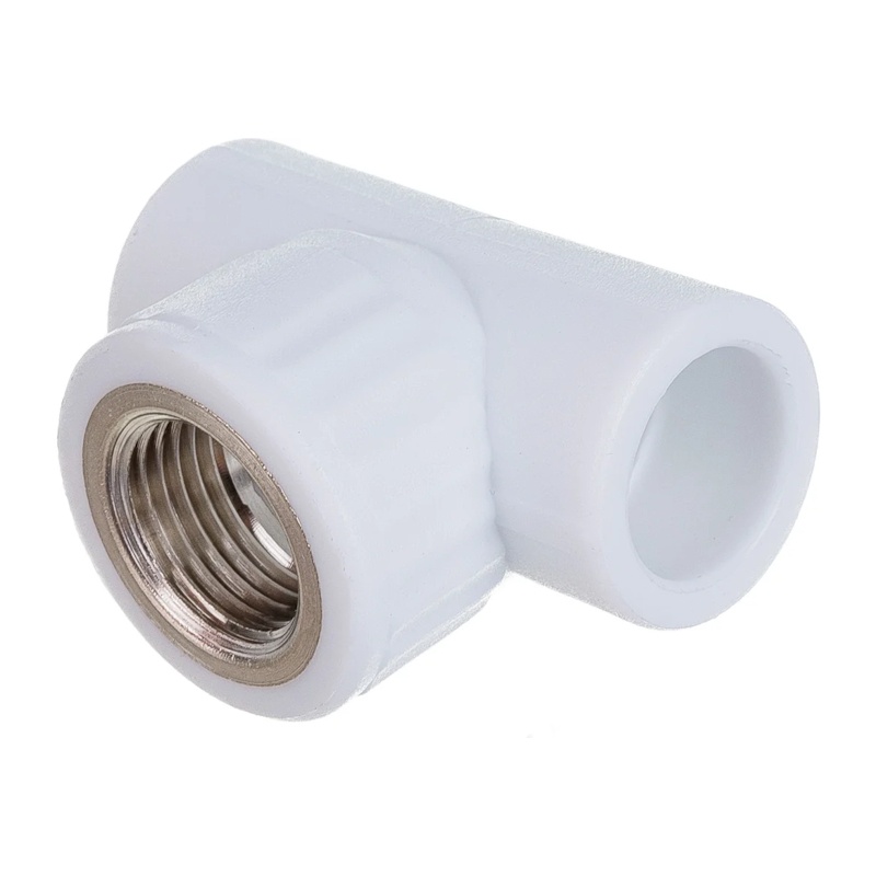 Тройник комбинированный Valfex латунная резьба 20х1/2" ВР