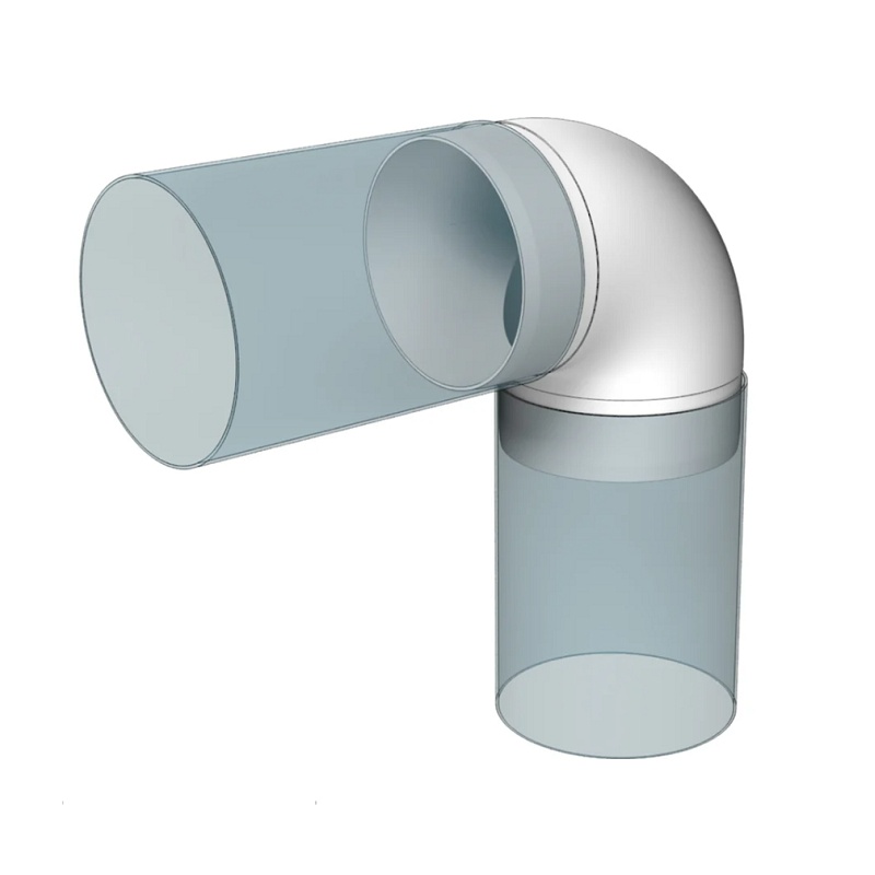 Колено 90 градусов Era 15ККП, d=150 мм