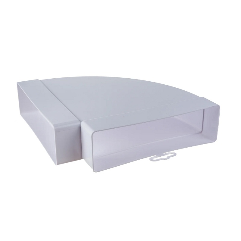 Колено горизонтальное Era 620КГП, 90 градусов 204х60 мм