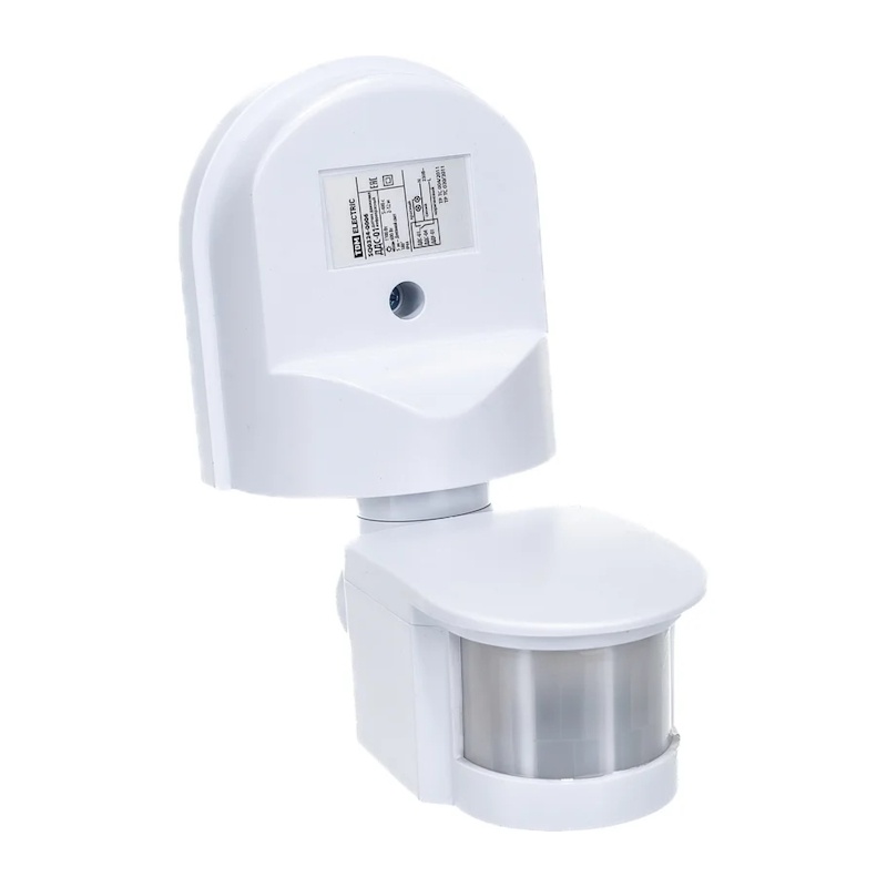 Датчик движения настенный d=2-12 м, 1100Вт, 5-480с