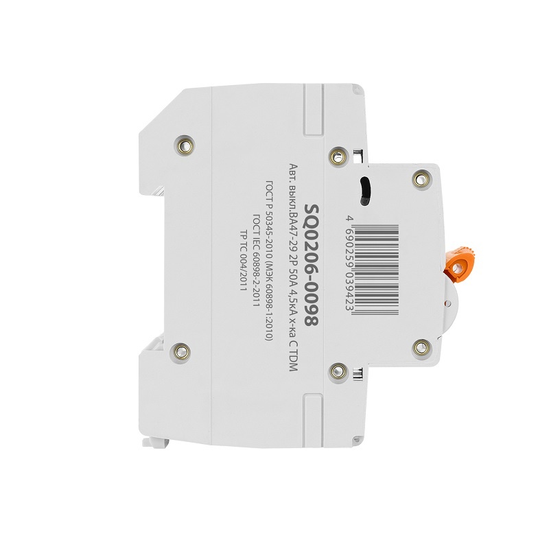 Выключатель автоматический TDM ВА 47-29 4,5кА, С 50А, 2П