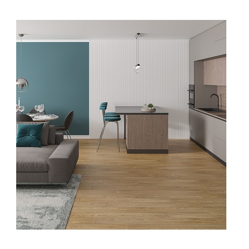 Каменно-полимерный пол Spacefloor SPC 1001 Pluto 1218x180x5,3 мм Диона с фаской (12 шт)