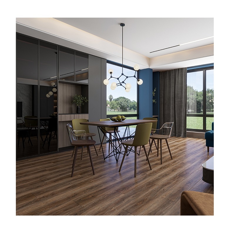 Каменно-полимерный пол Spacefloor 1004 SPC Pluto 1218x180x5,3 мм Леда с фаской (12 шт)