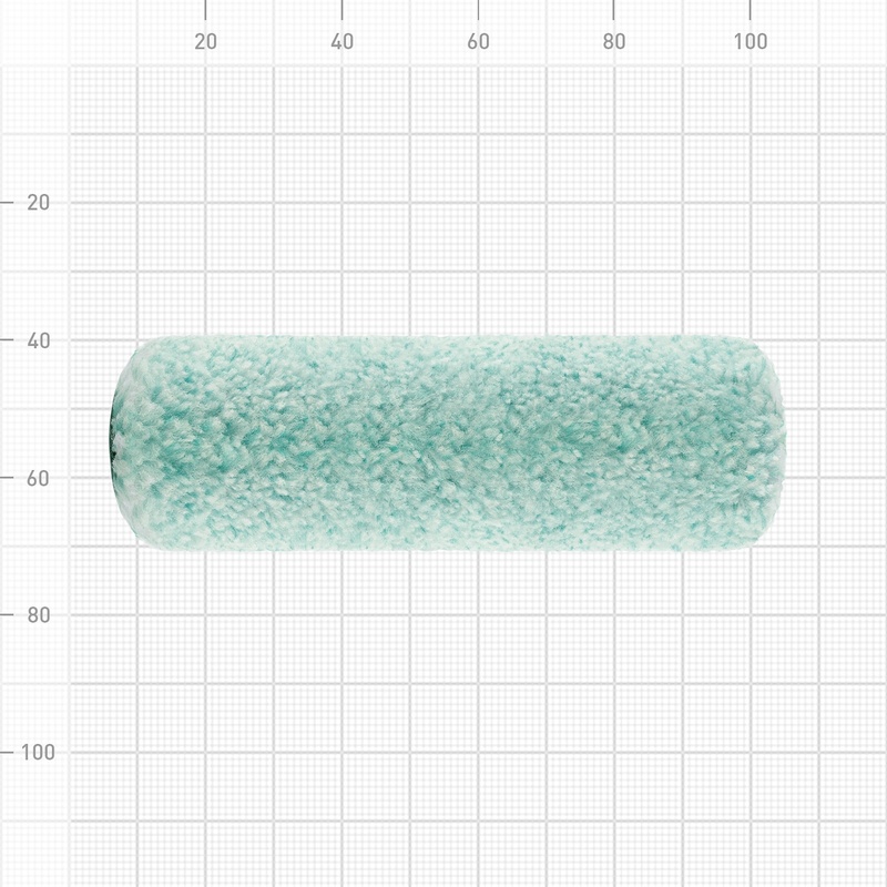 Мини-валик микроволокно Варяг 31876 ворс 12 мм, 100 мм (2 шт)