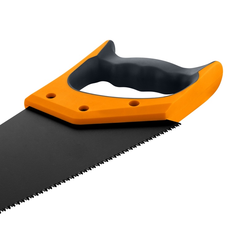 Ножовка по дереву Варяг 85679 3х гранная заточка, мелкий зуб, 400 мм