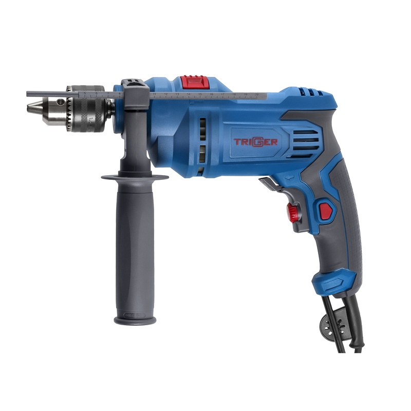 Дрель ударная сетевая Trigger 20011, 13 мм, патрон ключевой 0,7 кВт, 0-2300 об/мин