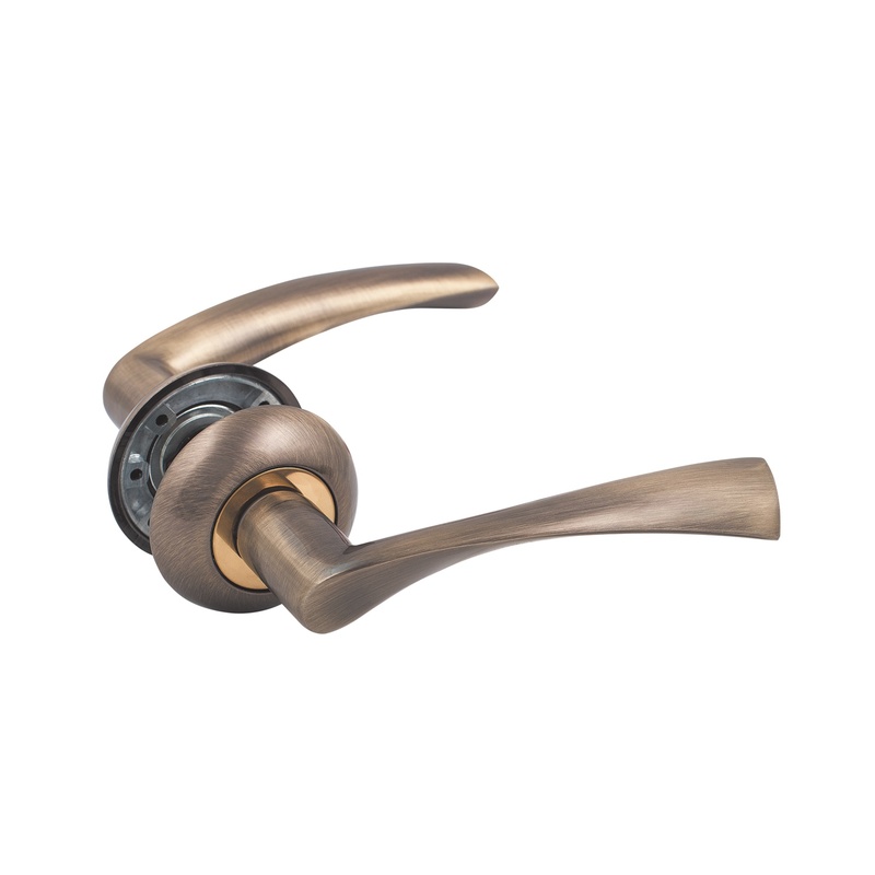 Ручка дверная универсальная SCHLOSS Сигма 81001 бронза