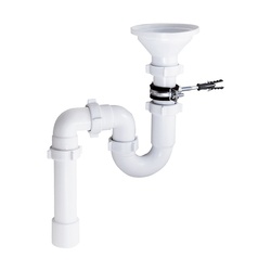 Сифон прямоточный Orio RS-41078, 1 1/2"х40 мм, 40х40/50 мм, d=113 мм