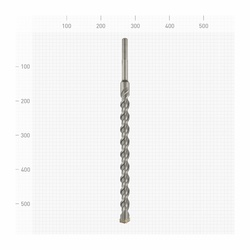 Бур Trigger 88012 SDS-Max (двойная спираль, 4 резца), 32х415/540 мм
