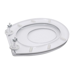 Сиденье для унитаза Orio КС-01 семейная, белая, с детским сиденьем