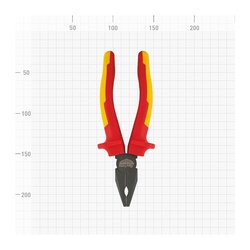 Плоскогубцы Варяг 87022 диэлектрические 1000В, 180 мм