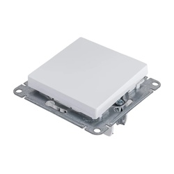 Выключатель с/у Atlasdesign ATN000111, 1 клавиша, б/инд, белый