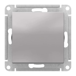 Переключатель с/у Atlasdesign ATN000361, 1 клавиша, б/инд, алюминий
