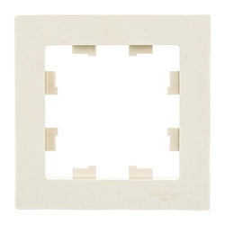 Рамка 1-постовая AtlasDesign ATN000201, бежевая