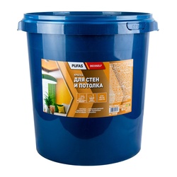 Краска для стен и потолков Pufas Decoself морозостойкая  (40 кг)