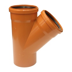 Тройник наружный Sinikon, d=160х160 мм, 45 градусов