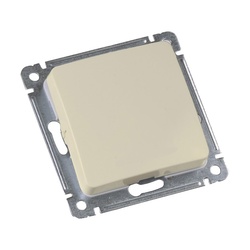 Выключатель с/у Master ВС10-411-01, 1 клавиша, б/инд, слоновая кость