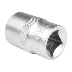 Головка шестигранная торцевая, CrV 1/2" 19 мм