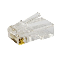 Коннектор компьютерный RJ-45 UTP для кабеля cat.5e (100 шт.)