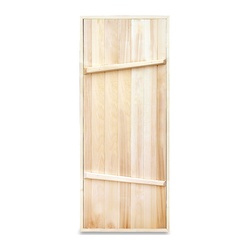 Дверной блок банный 1770х770х80 мм, хвоя с коробкой