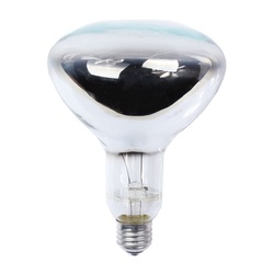 Лампа инфракрасная зеркальная ИКЗ E27, 250Вт, 220В, прозрачная