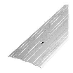 Порог стыкоперекрывающий Лука, серебро анод. (1,8 м х 60 мм)