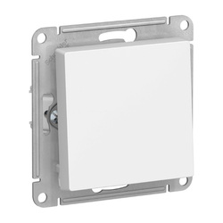 Выключатель с/у Atlasdesign ATN000111, 1 клавиша, б/инд, белый