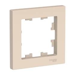 Рамка 1-постовая AtlasDesign ATN000201, бежевая