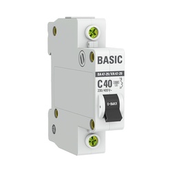 Выключатель автоматический EKF ВА 47-29 4,5кА, С 40А, 1П