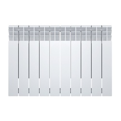 Радиатор биметаллический Oasis Eco, 500х80 мм, 10 секций