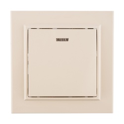 Выключатель с/у Минск ERV10-121-20, 1 клавиша, с/инд, бежевый