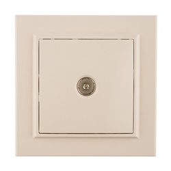 Розетка телевизионная TV с/у Минск ERA00-027-20, 1 гнездо, бежевая