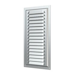 Решетка Era МЦ 150х300 мм, с москитной сеткой, металл оцинк.