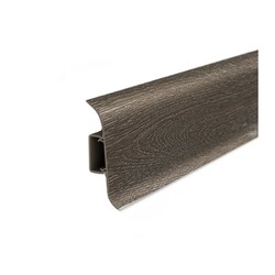 Плинтус Ideal Классик, с кабель-каналом, дуб мореный, 55 мм (2,2 м)