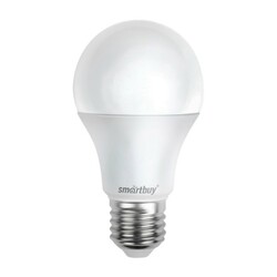 Лампа светодиодная Smartbuy LED E27, груша, 15Вт, 230В, 3000К, теплый свет